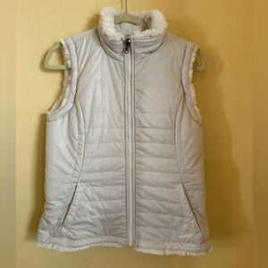Nicole Miller Women's Reversible Faux Fur Vest Small EUC